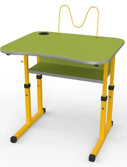 Стіл учнівський одномісний №4-6 без полиці /700х585 МФ Вересень